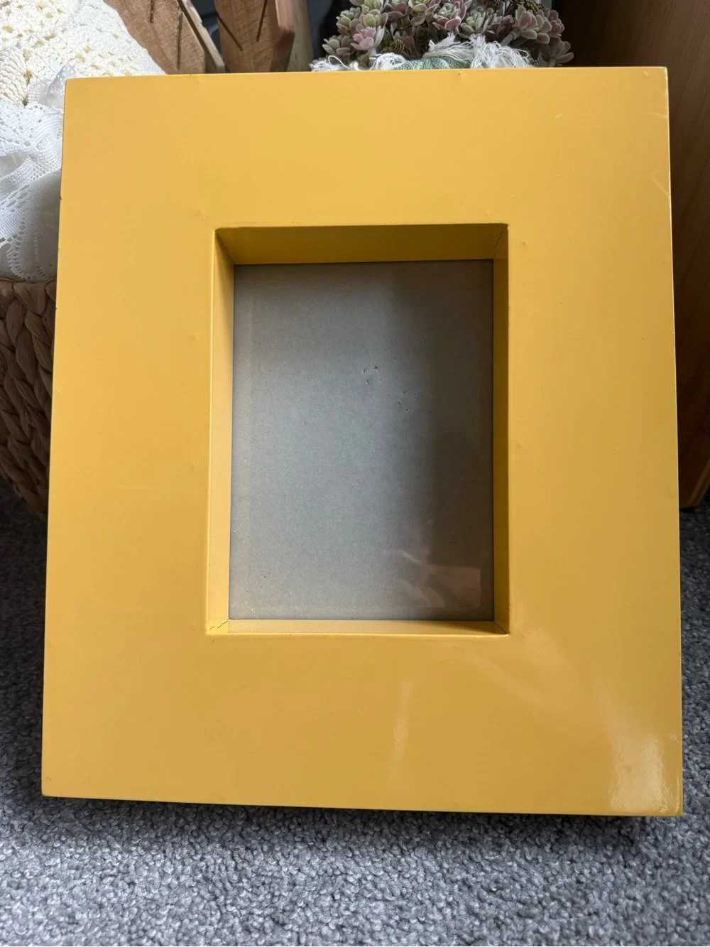 Unique 2 inch Thick Sunshine Yellow 5x7 Picture Frame - Brand Unspecified
